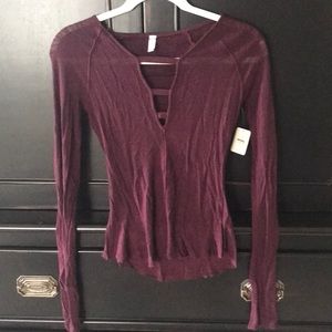 Free People XS long sleeve shirt